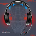 YINDIAO Q2 Kabelgebundenes Gaming-Headset mit Mikrofon, Version: Dual 3.5mm + USB, Q2 Dual 3.5mm + USB(Weiß)