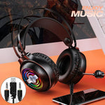 YINDIAO Q4 Kopfgebundenes kabelgebundenes Gaming-Headset mit Mikrofon, Version: Dual 3.5mm + USB, Q4 (Schwarz), Q4 (Weiß)