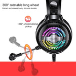 YINDIAO Q4 Kopfgebundenes kabelgebundenes Gaming-Headset mit Mikrofon, Version: Dual 3.5mm + USB, Q4 (Schwarz), Q4 (Weiß)