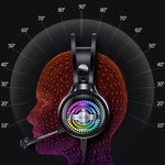 YINDIAO Q4 Kopfgebundenes kabelgebundenes Gaming-Headset mit Mikrofon, Version: Dual 3.5mm + USB, Q4 (Schwarz), Q4 (Weiß)