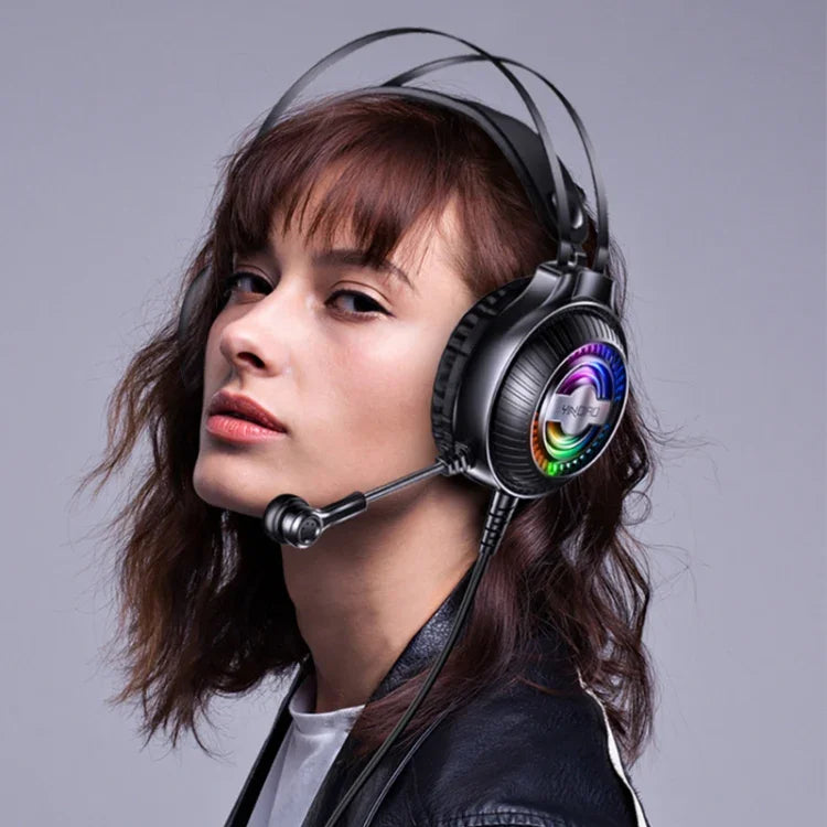 YINDIAO Q4 Kopfgebundenes kabelgebundenes Gaming-Headset mit Mikrofon, Version: Dual 3.5mm + USB, Q4 (Schwarz), Q4 (Weiß)