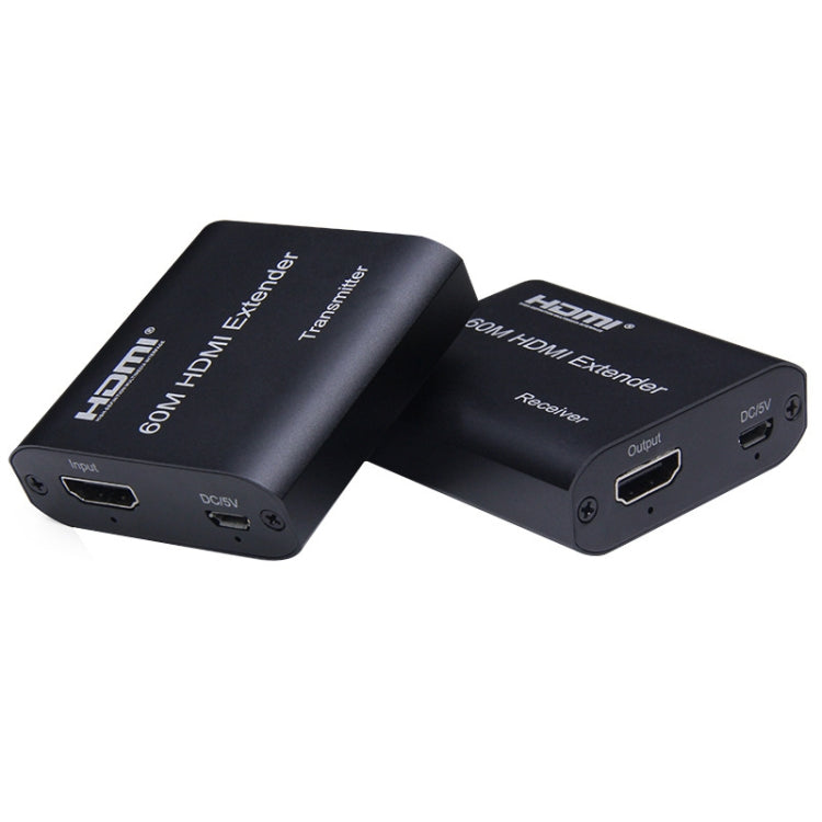 BOWU BW-HE60U 60m HDMI zu RJ45 Netzwerkverlängerung, 1080P 60m