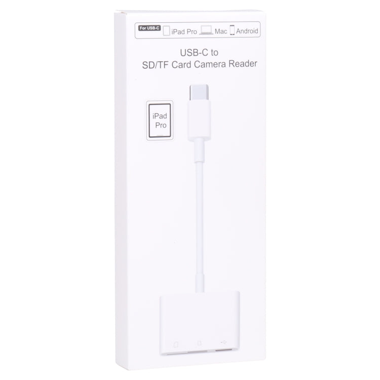 NK103TC 3 in 1 USB-C / Type-C Stecker zu SD + TF + USB Buchse Kamera-Leser, NK103TC