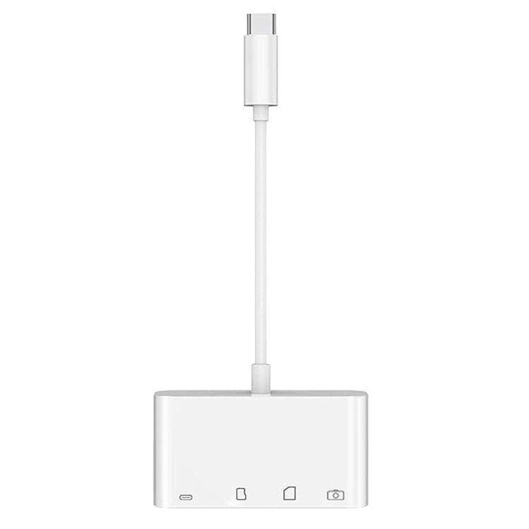 NK108LTC 4 in 1 USB-C Stecker zu SD + TF + USB + Type-C Buchse Kartenleser, NK108LTC