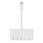 NK-1032TC 5 in 1 USB-C Stecker zu SD / TF / 2xUSB / Type-C Buchse Adapter, NK1032TC
