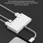 NK-1032TC 5 in 1 USB-C Stecker zu SD / TF / 2xUSB / Type-C Buchse Adapter, NK1032TC