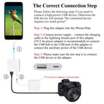 2 in 1 8-Pin Stecker zu 8-Pin / USB3.0 Buchse Kamera-Adapter, 2 in 1 8-Pin zu USB Adapter