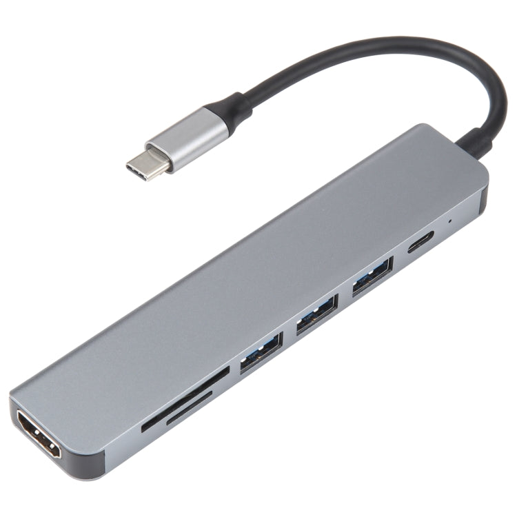 7-in-1 USB-C / Typ-C zu USB Dockingstation HUB Adapter, 7-in-1