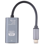 TH001 USB-C / Type-C Stecker zu HDTV Buchse 4K UHD Adapter, TH001 (Grau), TH001 (Rot)