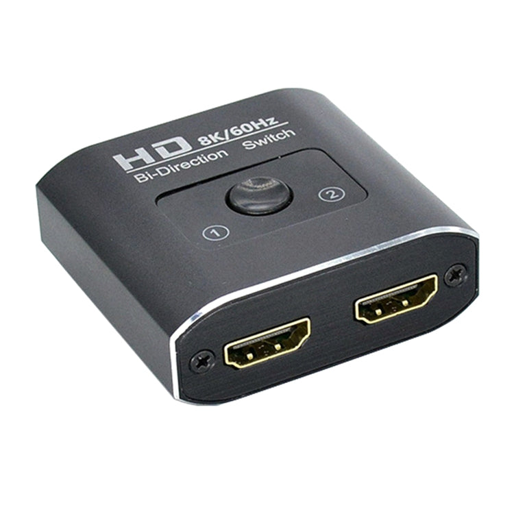 ST0003 2-in-1 Out 8K HDMI Umschalter Bidirektionaler Video-Konverter, 8K 60Hz Schwarz