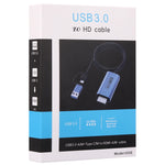 V05E USB 3.0 + USB-C / Type-C zu HDMI Adapterkabel, V05E