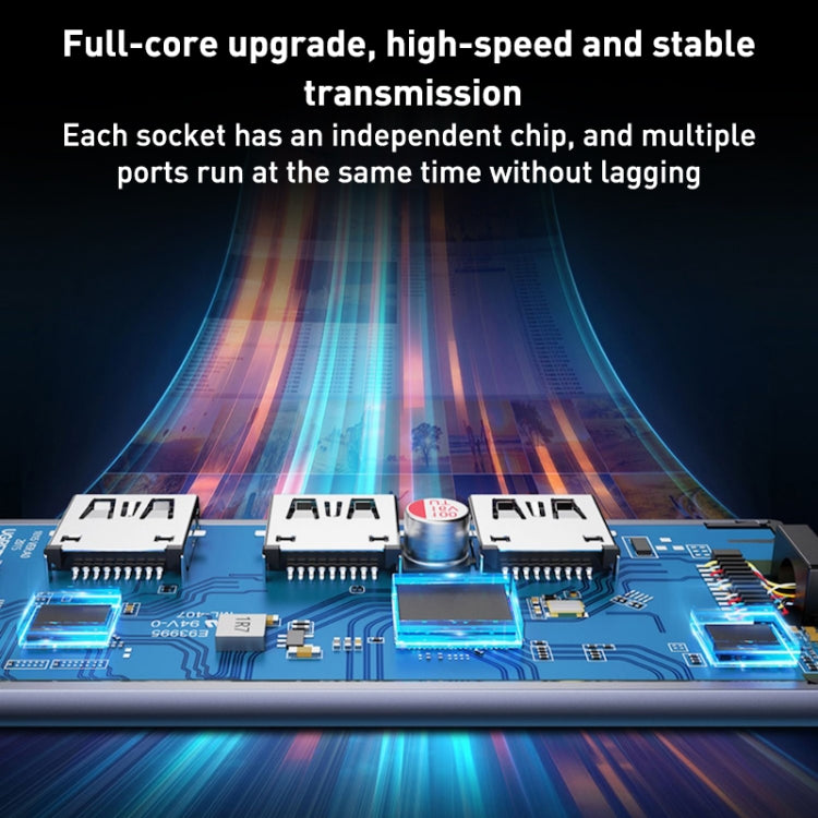 4 in 1 USB auf USB3.0x4 HUB Adapter, Kabellänge: 1,2 m, BYL-2013U3 12 cm