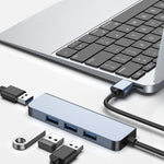 4 in 1 USB auf USB3.0x4 HUB Adapter, Kabellänge: 1,2 m, BYL-2013U3 12 cm