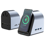 BYL-2211 10 in 1 USB-C / Typ-C HUB Adapter, unterstützt Telefonladegerät, BYL-2211