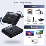 2 In 1 Out 4K HD Video bidirektionaler HDMI-Umschalter, SL