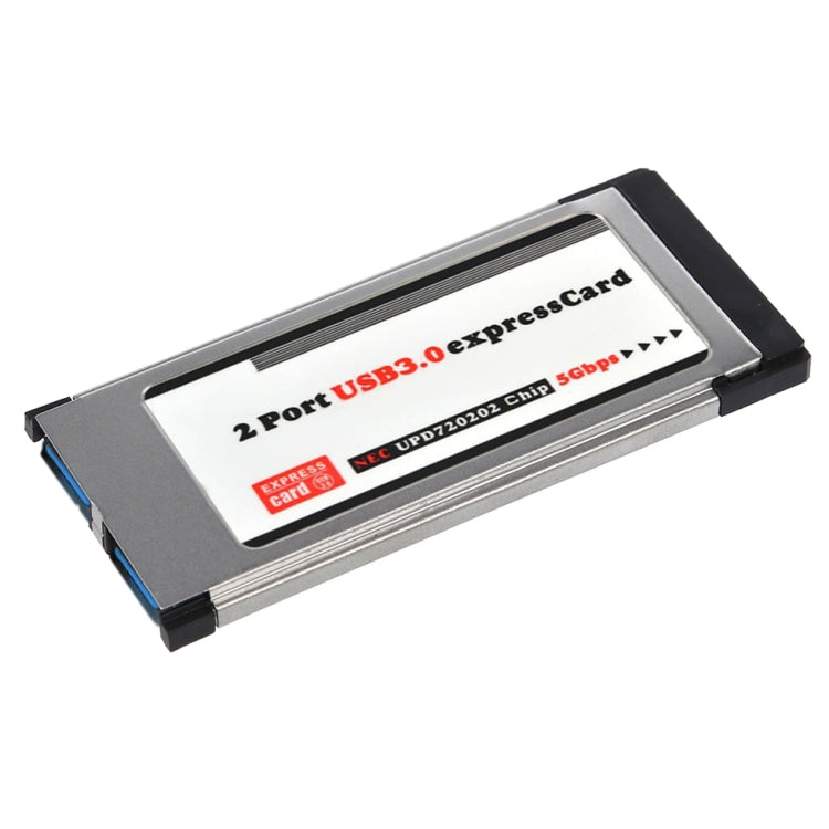 2 Ports USB 3.0 5Gbps PCI 34mm Slot Express-Karte für Laptop / Notebook, 34mm