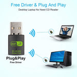 600M Bluetooth WiFi 2 in 1 USB Netzwerkadapter WiFi Signalempfänger, 605