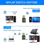 600M Bluetooth WiFi 2 in 1 USB Netzwerkadapter WiFi Signalempfänger, 605