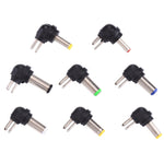 EU-Stecker Universal 30W Netzstecker-Adapter mit 5V 2,1A USB-Anschluss, Tipps: 6 Stück, Kabellänge: ca. 1,2m, EU-Stecker