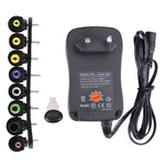 EU-Stecker Universal 30W Netzstecker-Adapter mit 5V 2,1A USB-Anschluss, Tipps: 6 Stück, Kabellänge: ca. 1,2m, EU-Stecker