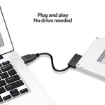 Professioneller USB 3.0 zu 7+6Pin Slimline SATA Kabeladapter mit Anzeige, USB 3.0