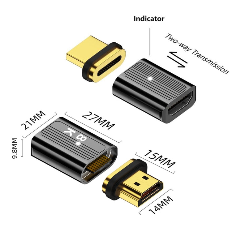 8K 60Hz HDMI Buchse zu DP Stecker Adapter