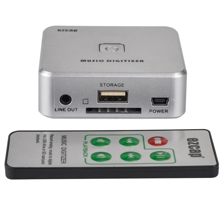 EZCAP241 Audio-Aufnahme-Recorder Adapterkarte, 3,5mm RCA R/L Analog-Audio zu MP3 Musik-Digitalisierer Konverter