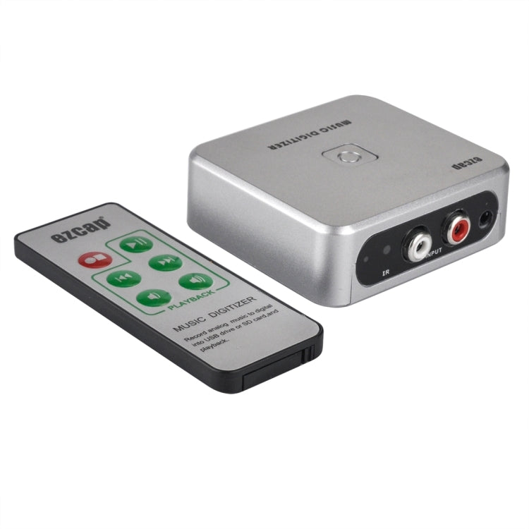 EZCAP241 Audio-Aufnahme-Recorder Adapterkarte, 3,5mm RCA R/L Analog-Audio zu MP3 Musik-Digitalisierer Konverter