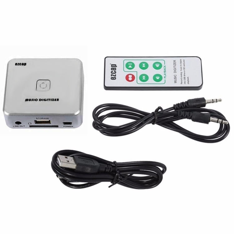 EZCAP241 Audio-Aufnahme-Recorder Adapterkarte, 3,5mm RCA R/L Analog-Audio zu MP3 Musik-Digitalisierer Konverter