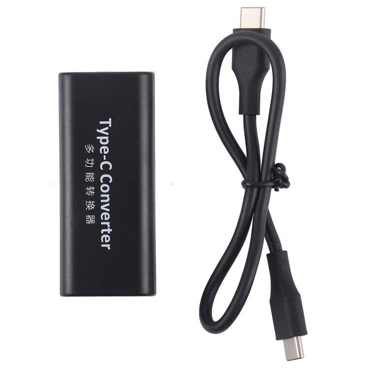 DC 5,5 x 2,1mm Strombuchse Buchse zu USB-C / Type C Buchse Stromanschlussadapter mit 30cm USB-C / Type C Kabel, 5,5x2,1mm