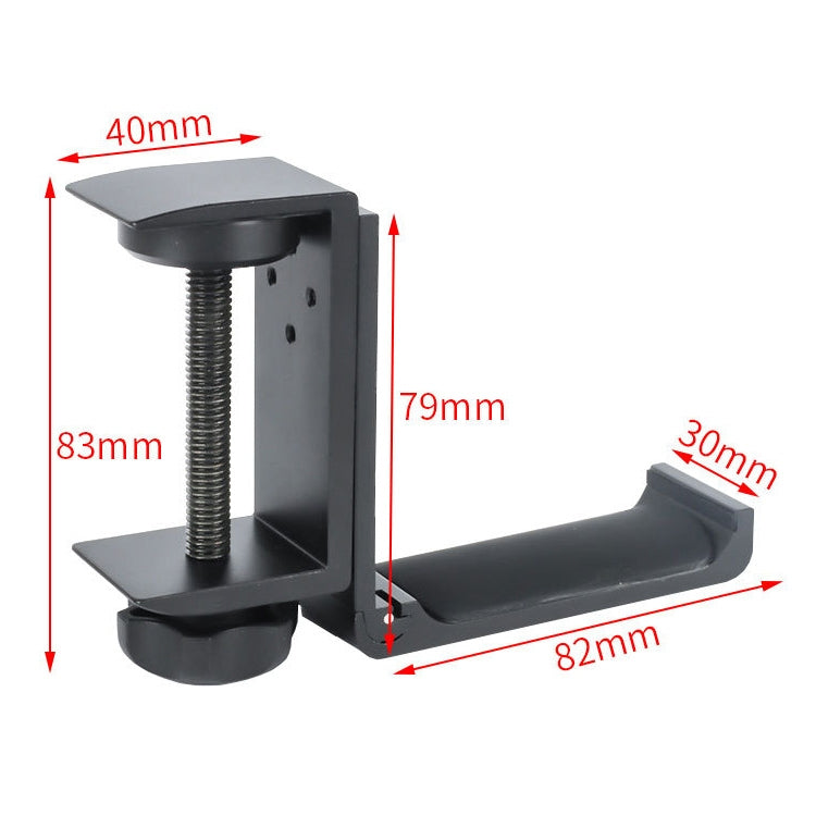 Desktop Metall Klappbarer Kopfhörerständer Display-Halter mit Schlossclip, Desktop Schlossclip-Typ