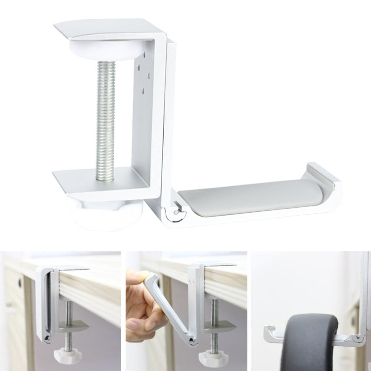 Desktop Metall Klappbarer Kopfhörerständer Display-Halter mit Schlossclip, Desktop Schlossclip-Typ
