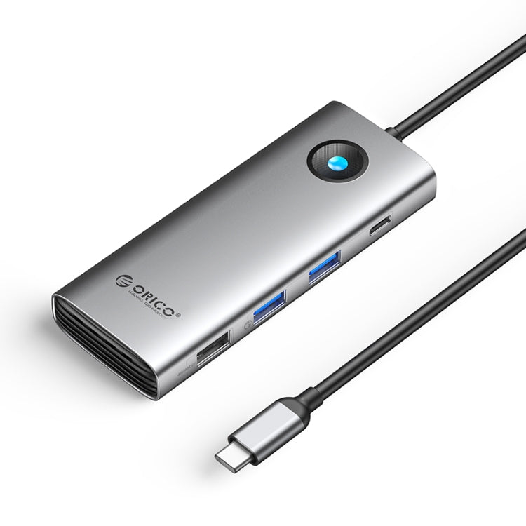 ORICO PW11-8PC Type-C / USB-C 8-in-1 5Gbps Multifunktions-Dockingstation, PW11-8PC