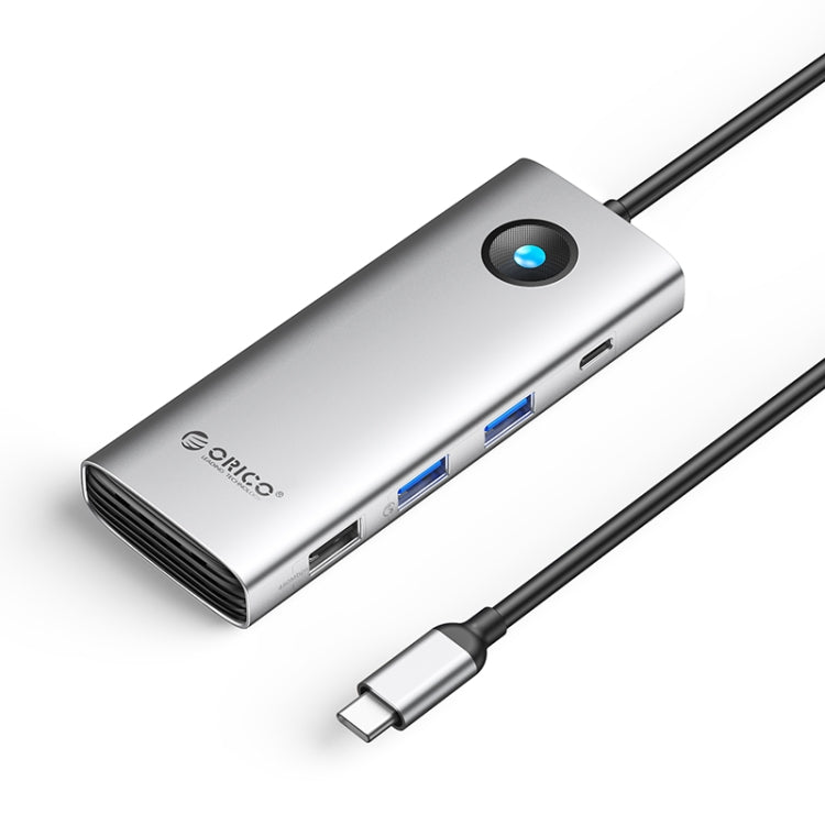 ORICO PW11-8PC Type-C / USB-C 8-in-1 5Gbps Multifunktions-Dockingstation, PW11-8PC