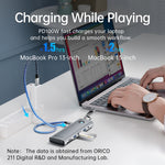 ORICO PW11-8PC Type-C / USB-C 8-in-1 5Gbps Multifunktions-Dockingstation, PW11-8PC