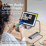 ORICO PW11-8PC Type-C / USB-C 8-in-1 5Gbps Multifunktions-Dockingstation, PW11-8PC