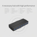 ORICO H7928-U3 ABS Material Desktop 7 Ports USB 3.0 HUB mit 1m Kabel, USB 3.0