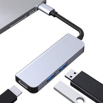 2011N 3 in 1 USB 3.0 x2 + HDMI Multifunktions Type-C / USB-C HUB Dockingstation, 2011N USB 3.0 x2 + HDMI
