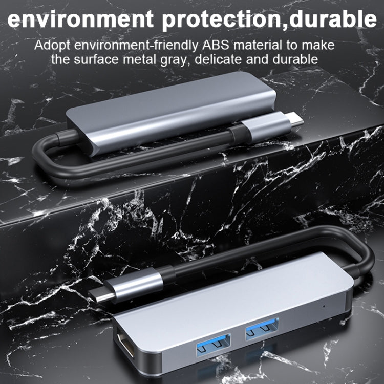 2011N 3 in 1 USB 3.0 x2 + HDMI Multifunktions Type-C / USB-C HUB Dockingstation, 2011N USB 3.0 x2 + HDMI