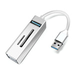 15101 5 in 1 USB3.0 zu 3 x USB + SD / TF Kartenleser HUB Adapter, USB3.0