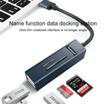 15101 5 in 1 USB3.0 zu 3 x USB + SD / TF Kartenleser HUB Adapter, USB3.0