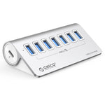 ORICO M3U7-G2 Aluminiumlegierung 7-Port USB 3.2 Gen2 10Gbps HUB mit 1m Kabel, M3U7-G2 1m