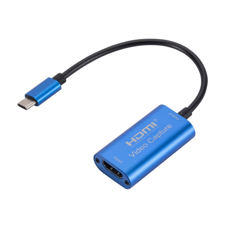CJK025 USB-C / Typ-C Stecker auf HDMI Buchse Audio Video Capture Card, Typ-C zu HDMI