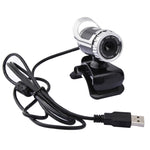 A859 480 Pixel HD 360 Grad Webcam USB 2.0 PC Kamera mit schallabsorbierendem Mikrofon für Computer PC Laptop, Kabellänge: 1,4 m