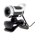 A859 480 Pixel HD 360 Grad Webcam USB 2.0 PC Kamera mit schallabsorbierendem Mikrofon für Computer PC Laptop, Kabellänge: 1,4 m