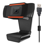 A870 480P Pixel HD 360 Grad Webcam USB 2.0 PC Kamera mit Mikrofon für Skype Computer PC Laptop, Kabellänge: 1,4 m, A870 (Orange), A870 (Schwarz)