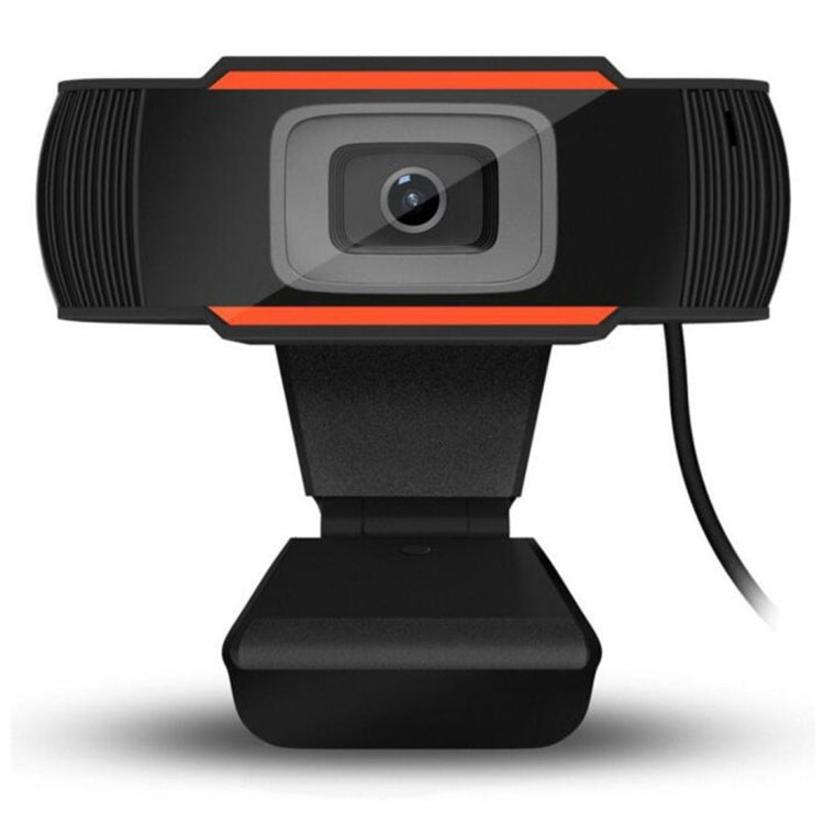 A870 480P Pixel HD 360 Grad Webcam USB 2.0 PC Kamera mit Mikrofon für Skype Computer PC Laptop, Kabellänge: 1,4 m, A870 (Orange), A870 (Schwarz)