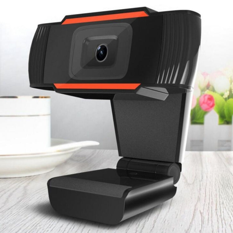 A870 480P Pixel HD 360 Grad Webcam USB 2.0 PC Kamera mit Mikrofon für Skype Computer PC Laptop, Kabellänge: 1,4 m, A870 (Orange), A870 (Schwarz)