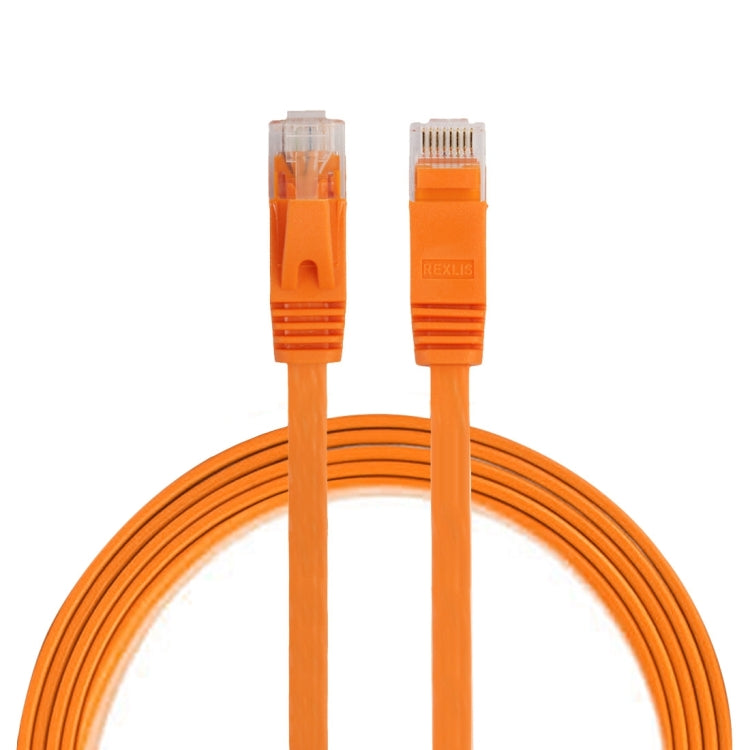 1m CAT6 Ultraflaches Flaches Ethernet Netzwerk LAN Kabel, Patchkabel RJ45, Länge: 1m