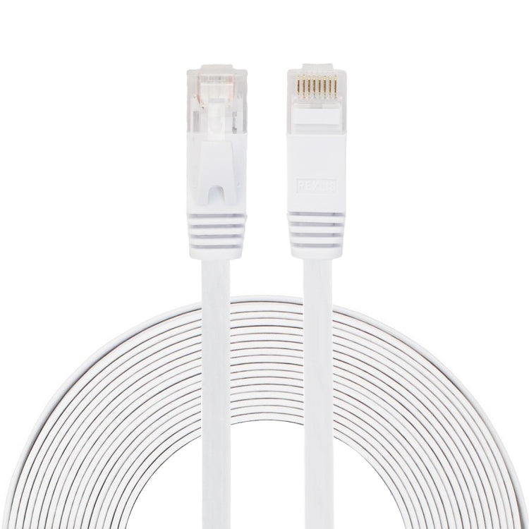 8m CAT6 Ultraflaches Flaches Ethernet Netzwerk LAN Kabel, Patchkabel RJ45, Länge: 8m